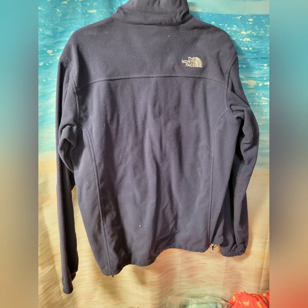 THE NORTH FACE NAVY BLUE MENS SHELL JACKET SIZE MEDIUM‎